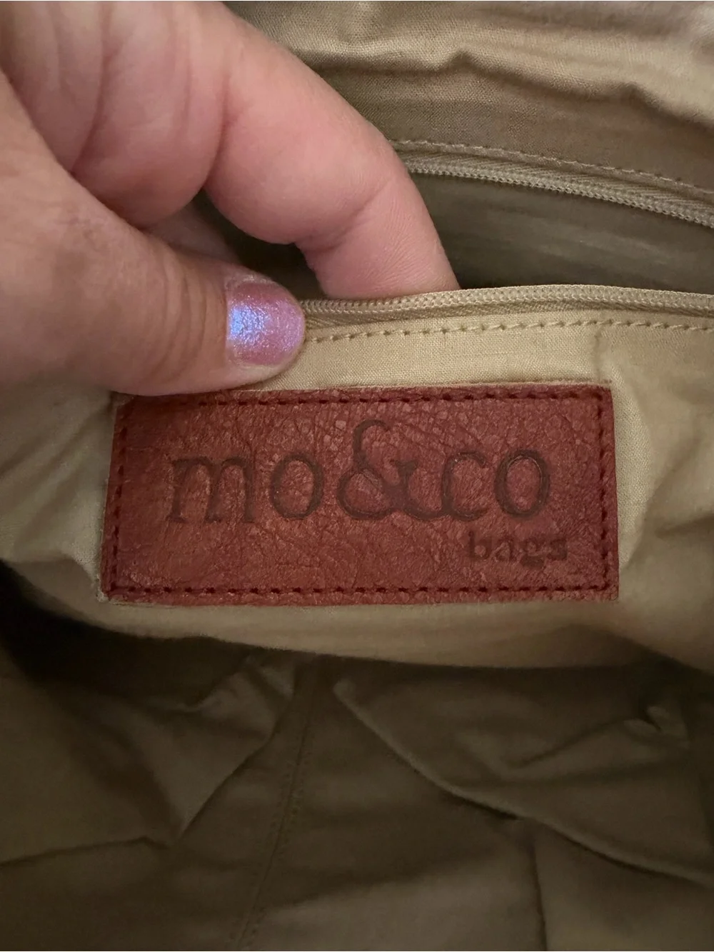 Mo&Co Brown Embossed Leather Floral Shoulder Bag Boho Western Purse
